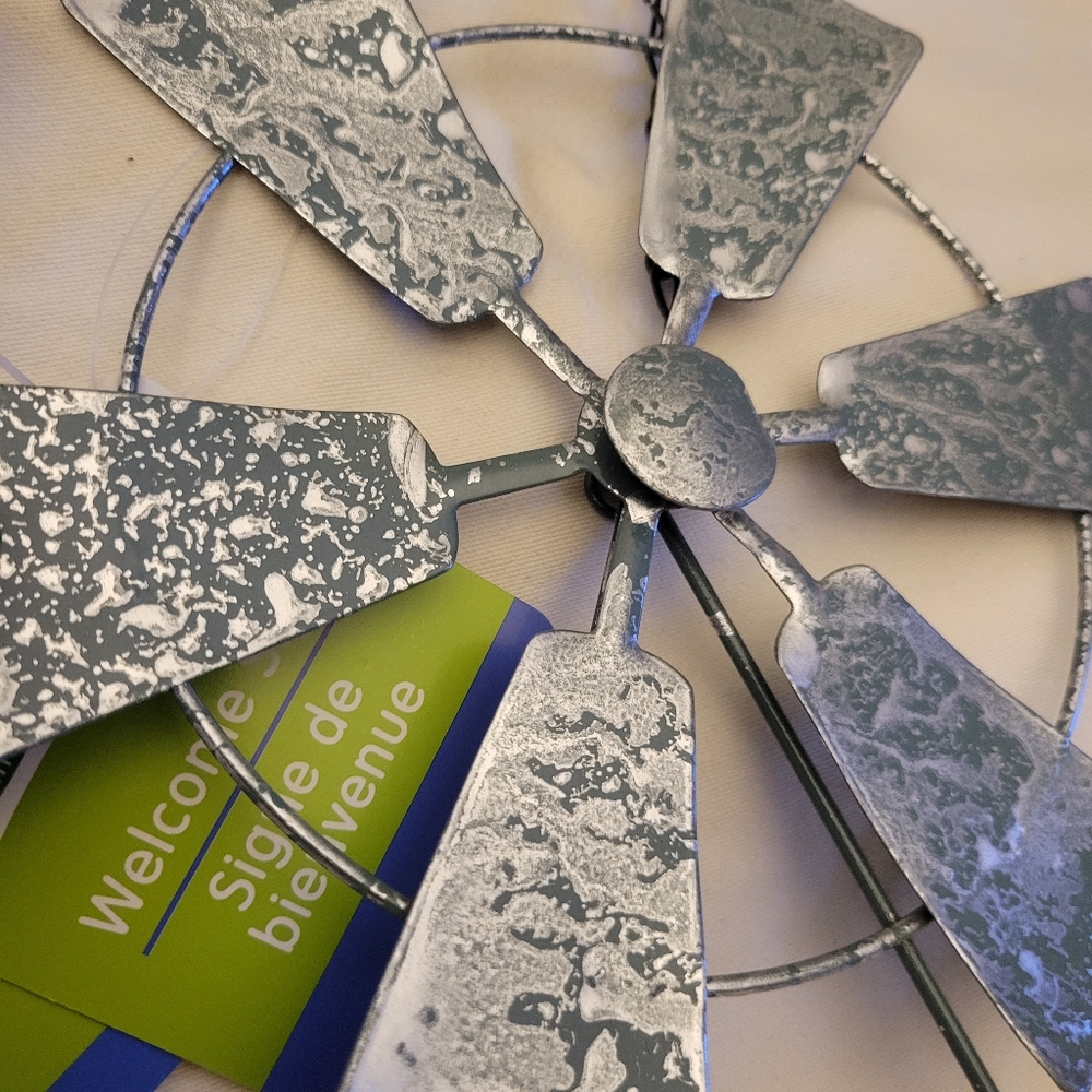 Bundle Of 5 Mwtal Windmills For Home Decorations, Porch, Garden, Rooms, And More - Picture 7 of 10